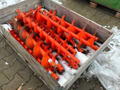 Diverse grondboor (9x)