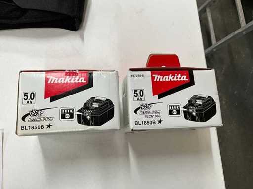 Makita BL1850B Batterie (2x)