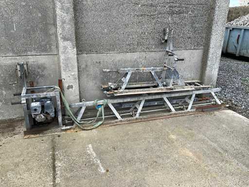 Poutre vibrante pour les travaux de béton