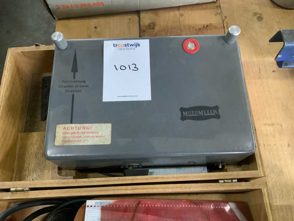 Motometer PTB 16 362/63 Brake deceleration / pedal force gauge