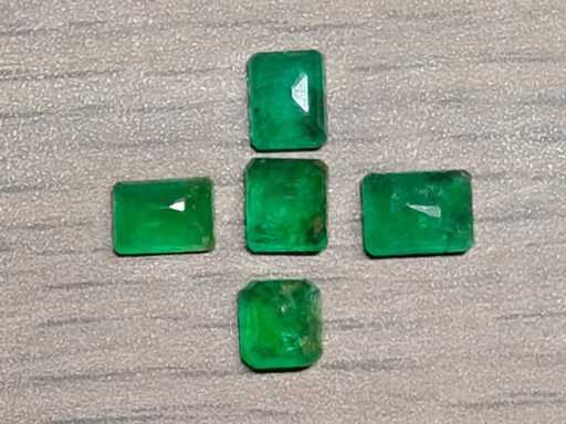 5 Natural Green Mined Emerald-3.47-Carats