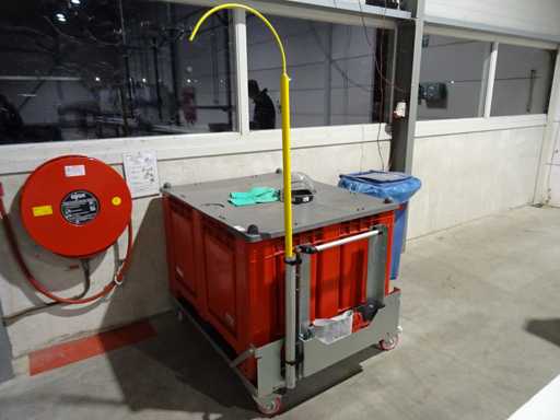 Chasis móvil para caja de baterías