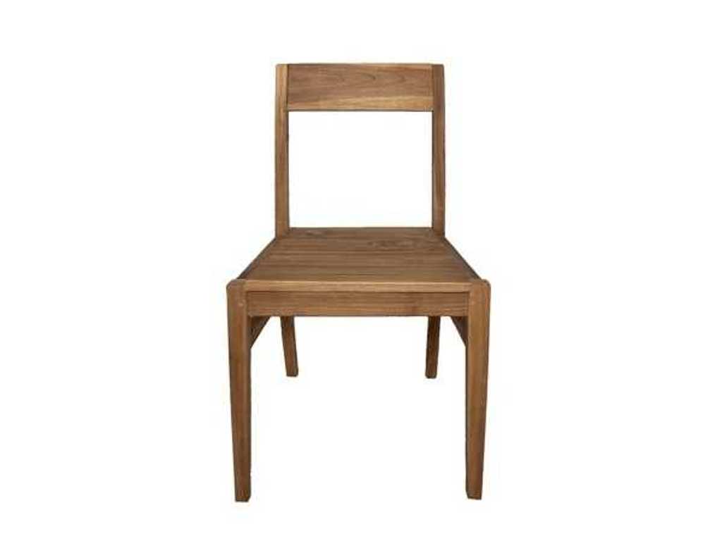 Chaise de salle à manger en bois (4x)
