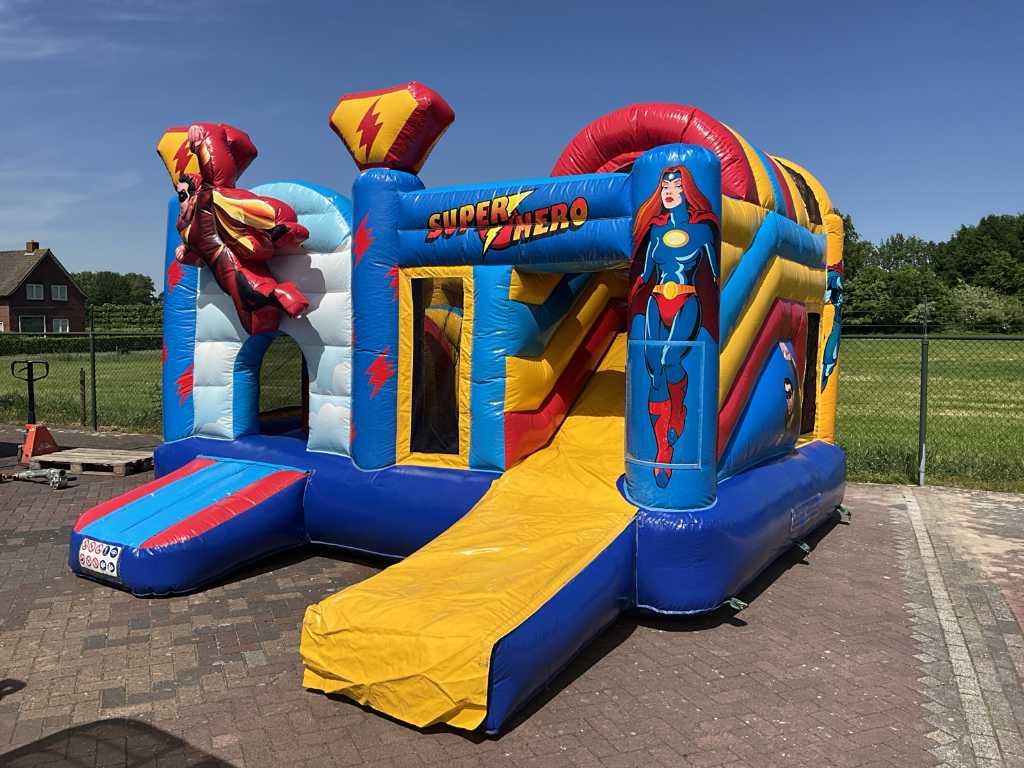 Multiplay Bouncy Castle Superheroes