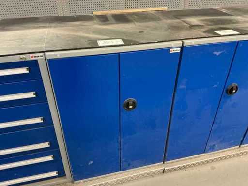 WÜRTH - Armadio dell'officina con contenuti