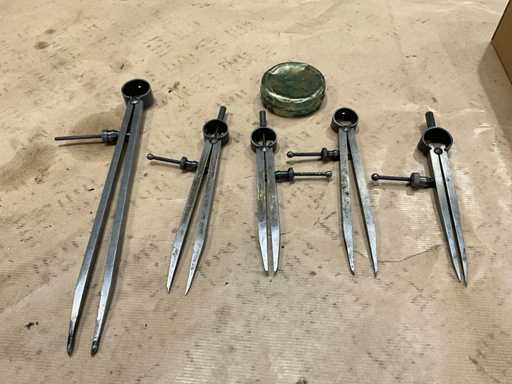 Beschrijvende cirkel met vlekkendeeg