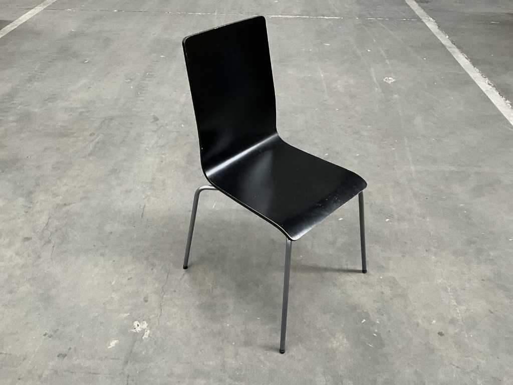 5 metalen bijzetstoelen IKEA Martin