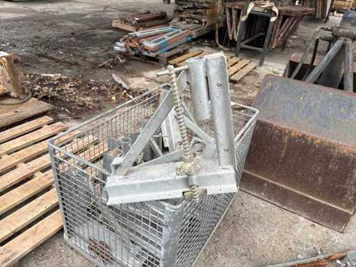 Randbeveiligingsklem met spindel (10x)