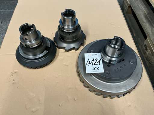 Milling heads with inserts