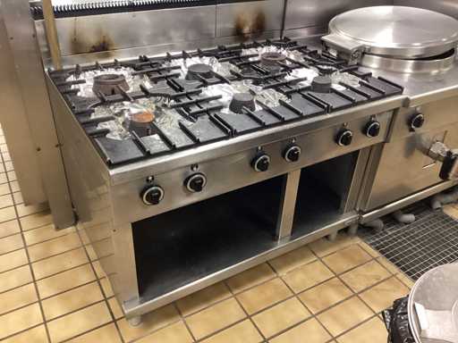 Gastro Gas Stove - Schärf C9V-8GS - 6 Burners
