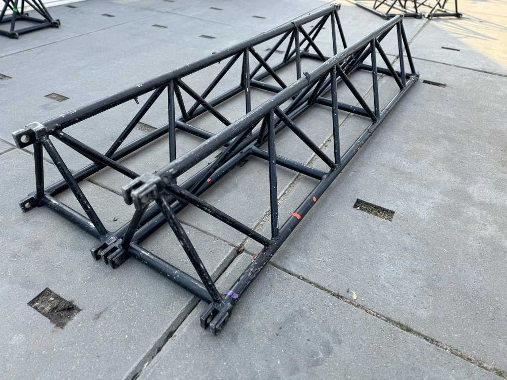 Stacco 500 truss tri - 2 x 2,8m - black coated - Aluminium Trusse