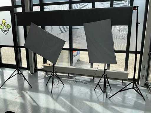 Bresser BR-60S LED studiolamp met softbox (2x)