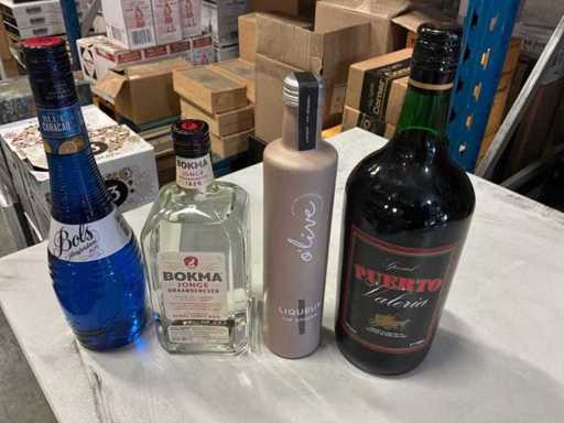 Festa di aperitivi, liquore e gin