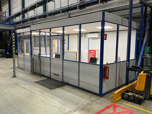 Unité de bureau démontable