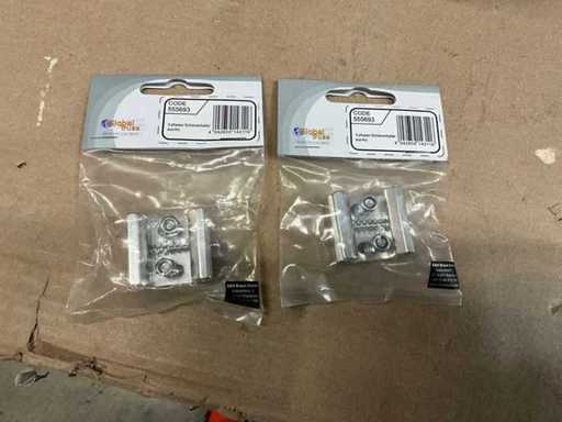 Global Truss 3-fasen rail beugel 60 stuks