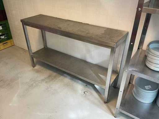 Stainless steel work table