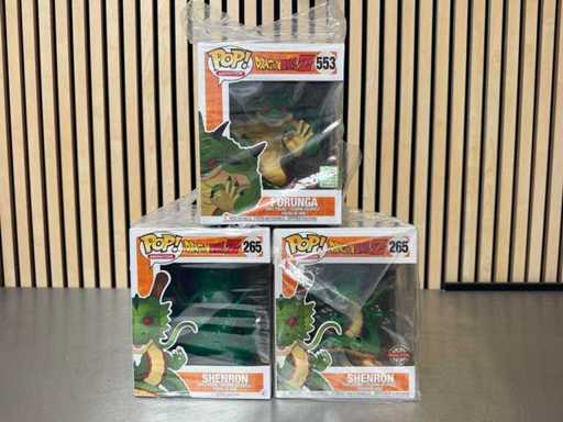Funko Pop ! Figurine Animation Shenron #265 / Porunga #553 - Dragon Ball Z Collection (3x)