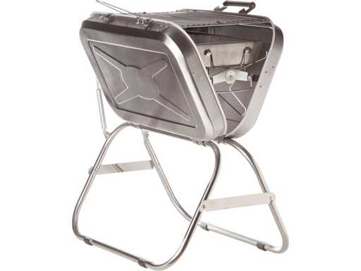 Confortabil și la modă - Grătar - Grătar pliabil din oțel inoxidabil - Grătar - (2x)