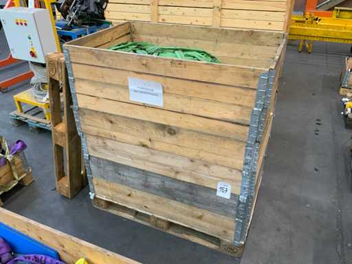 Charge von Polyester-Hebegurten