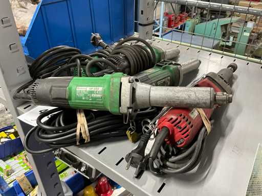 Milwaukee & Hitachi Straight grinder (5x)