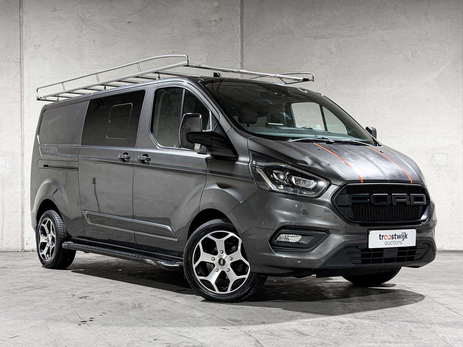 Ford Transit Custom 300 2.0 TDCI L2H1 (Dubbele Cabine) 170pk 2020 (Origineel-NL), VHD-68-G