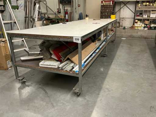 Verrijdbare werktafel