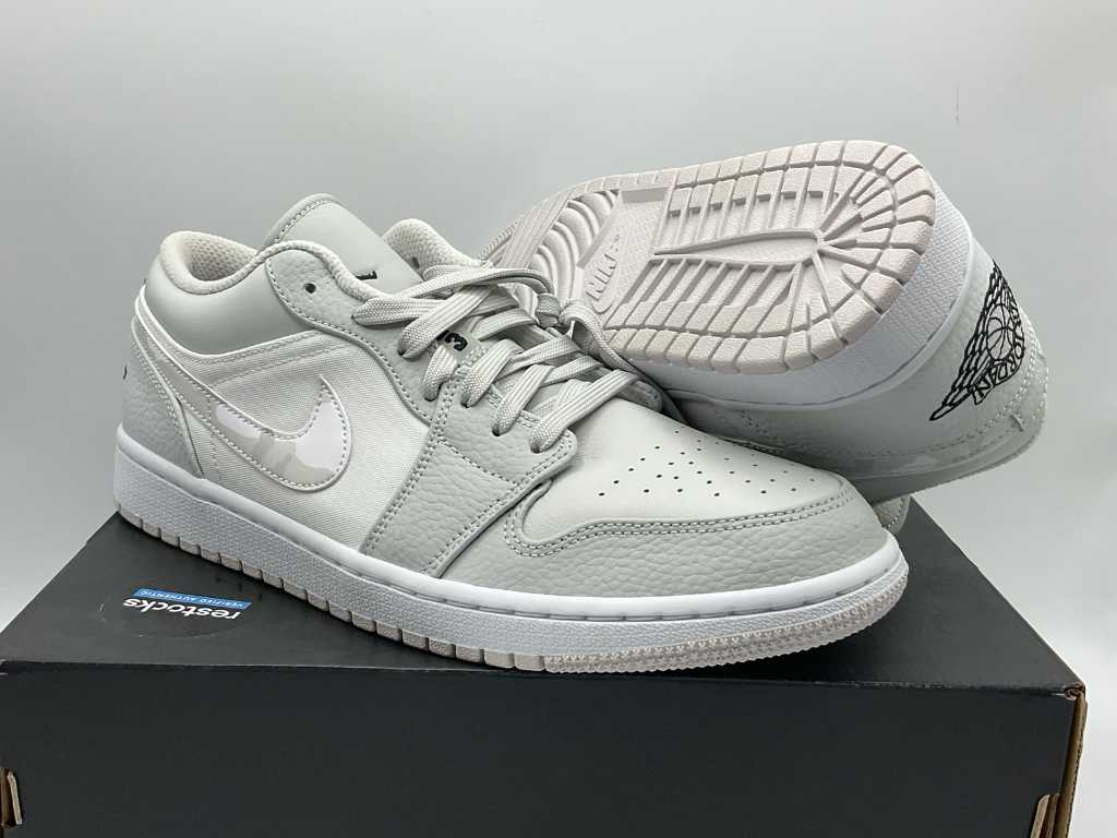 Nike Jordan 1 Scarpe da ginnastica mimetiche bianche basse 44 1/2