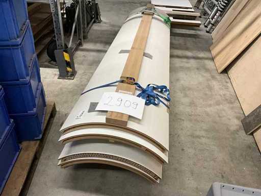 Gilnhammer G40 Elementi circolari circa 90° Altezza 3000 mm 4x Altezza 2500 mm 3x Parzialmente con sagome