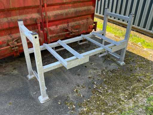 Rack de baril galvanisé