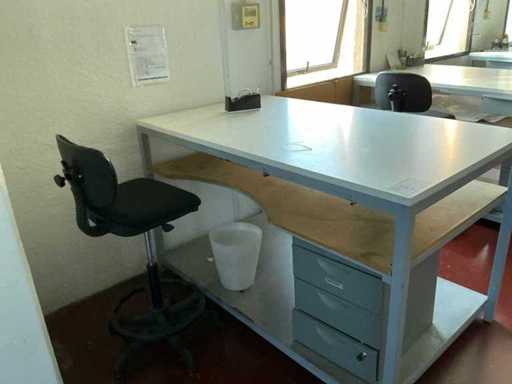 Poste de travail avec contenu