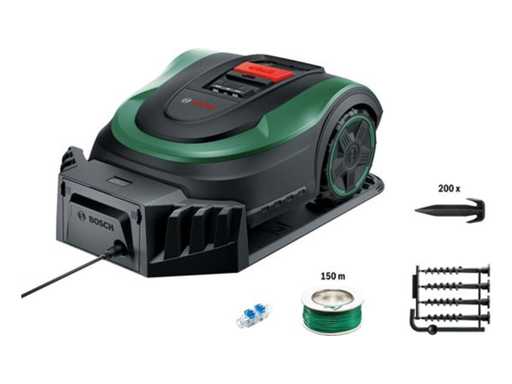 Bosch Indego S+ 500 Robotic lawnmower - Incl. charging station and accessories - Connected