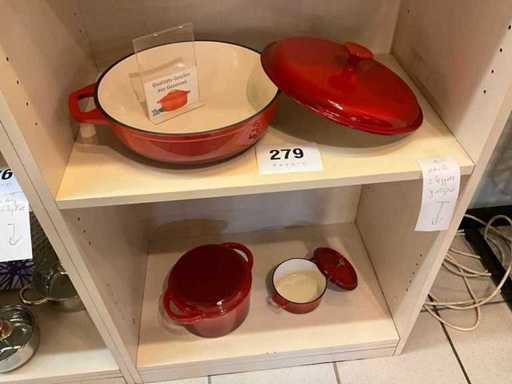 Penzola da cucina in ghisa (3 volte)