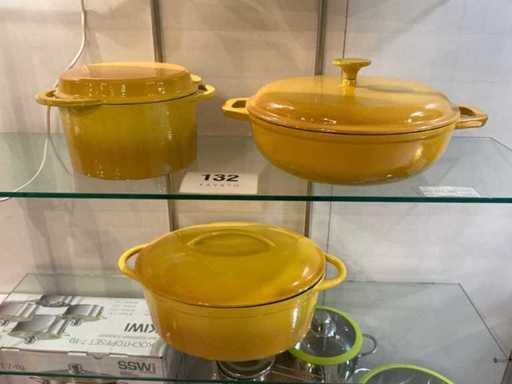 GSW Cast iron pot (3x)