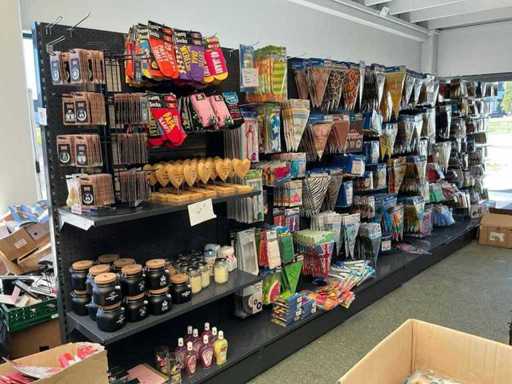 Shop fitting, clothing and decoration