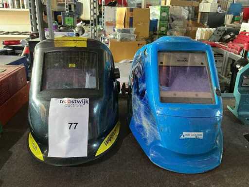 Air Liquide + Esab Automatyczny Hełm Spawalniczy (2x)