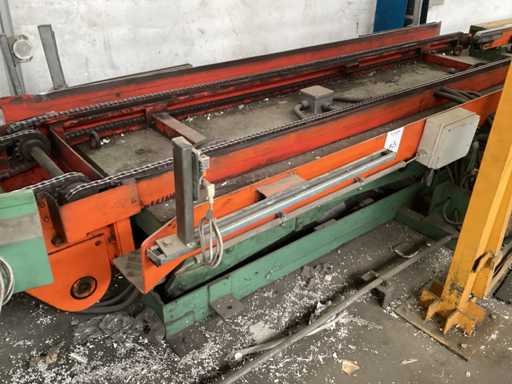 Motorized scissor lift conveyors