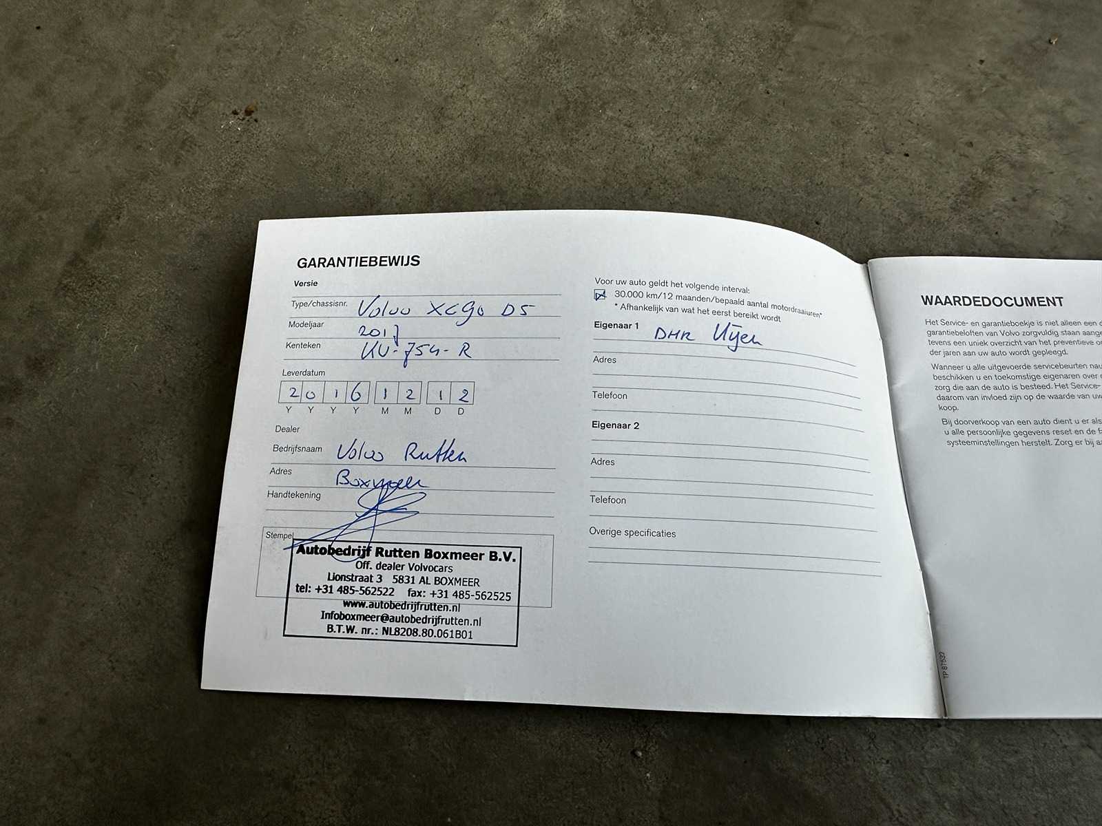 Volvo XC90 2.0 D5 AWD Inscription 7p. 263pk 2016 (Origineel-NL), KV-754-R