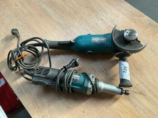 Makita Angle and straight grinder