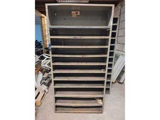 2x compartiment pentru dulapuri de depozit metal