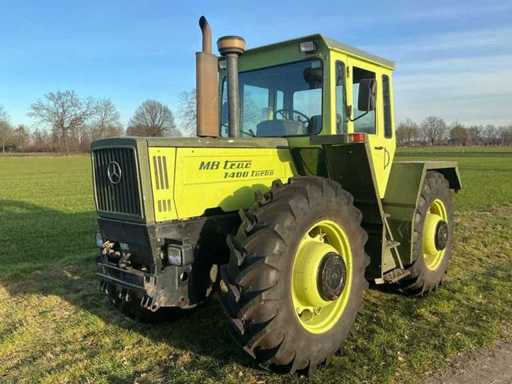 1989 Mercedes-Benz MB Trac 1400 Turbo Vierwielaangedreven landbouwtractor