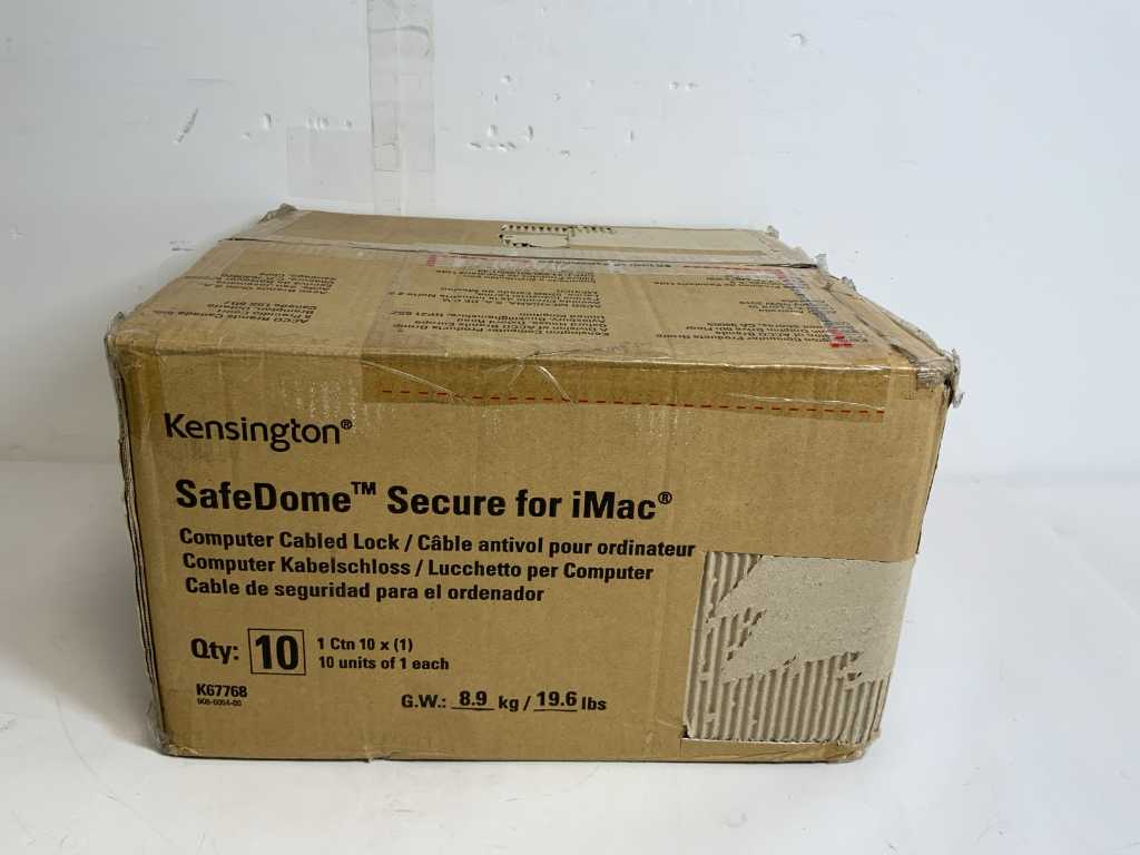 Bezpieczna osłona kopułkowa Kensington (K67669) do iMaca z blokadą kablową (nowość) (10x)
