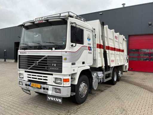 Volvo F12 400 z 1989 roku – śmieciarka z intercoolerem