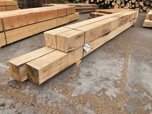 Poutres en chêne 180x180 mm (4x)