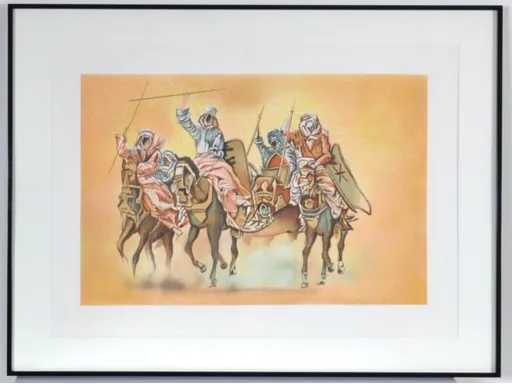 Salvador Dali (naar) - Arabe - Print
