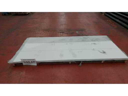 Cedral Board dakrand C01 Roomwit 2500x400x9mm 8st