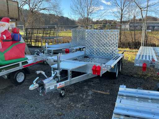 2025 Temared Tandem Builder Construction Machinery Trailer