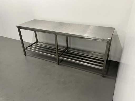 Table de travail en acier inoxydable