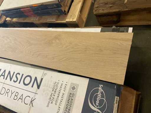Plancher en PVC environ 6,9 m²