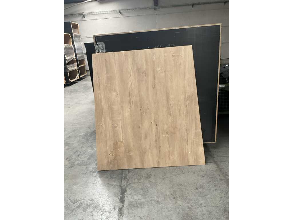 16 plateaux de table en bois