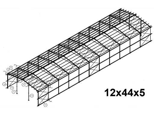 Steel construction (12x44 m) (528 m2) - 2025